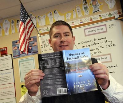 Jesse Freels, a language arts and social studies teacher at Greenacres Middle School, recently wrote a teenage murder mystery, “Murder at Foxbluff Lake.” It is the first in a series of three books to be published by Grey Dog Press.  (J. BART RAYNIAK)
