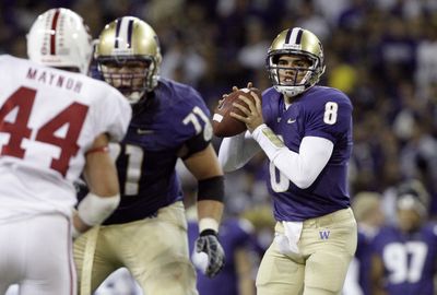 The Huskies are counting on Ronnie Fouch as he steps in for injured quarterback Jake Locker. (Associated Press / The Spokesman-Review)