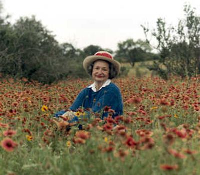 
Lady Bird Johnson,  seen here in  1990,  championed conservation and lobbied for the Highway Beautification Bill as first lady. Associated Press
 (Associated Press / The Spokesman-Review)