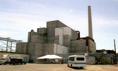 
This file photo shows the B Reactor on the Hanford Nuclear Reservation in June 2002. The reactor is a popular tourist attraction, and the National Park Service is considering preserving it as a museum. Associated Press
 (File Associated Press / The Spokesman-Review)