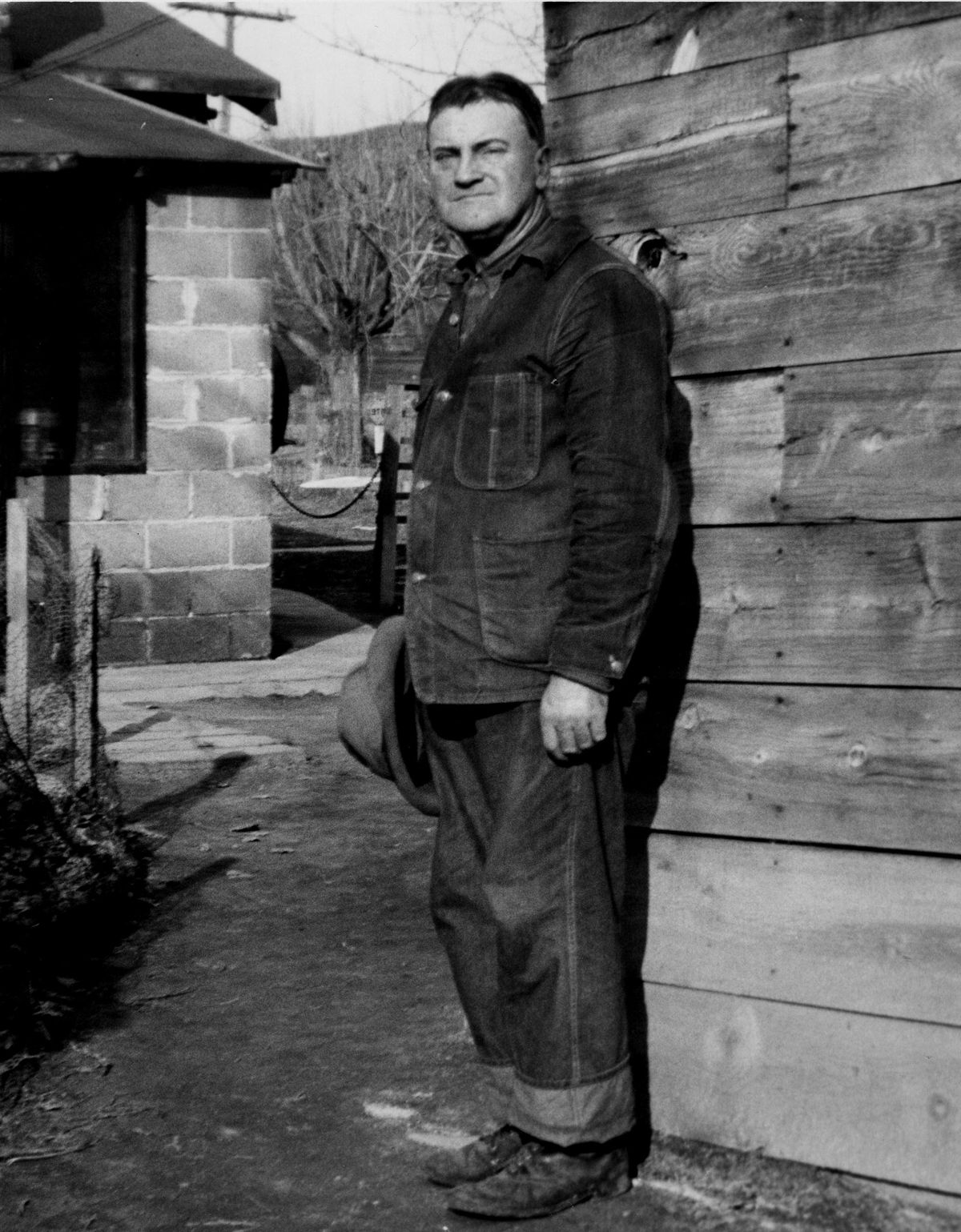 James Castle standing near main house in Boise, Idaho© 2015 James Castle Collection and Archive L.P. All rights reserved. (James Castle Collection and Archive L.P. / James Castle Collection and Archive L.P.)