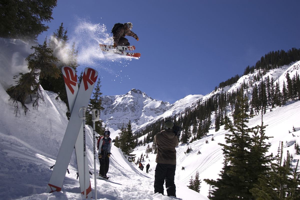 Andy Mahre of Yakima skis at Silverton, Colo., for his stint as one of the featured skiers in the lastest Warren Miller ski film, “Children of Winter.”Photo courtesy Warren Miller productions (Photo courtesy Warren Miller productions / The Spokesman-Review)