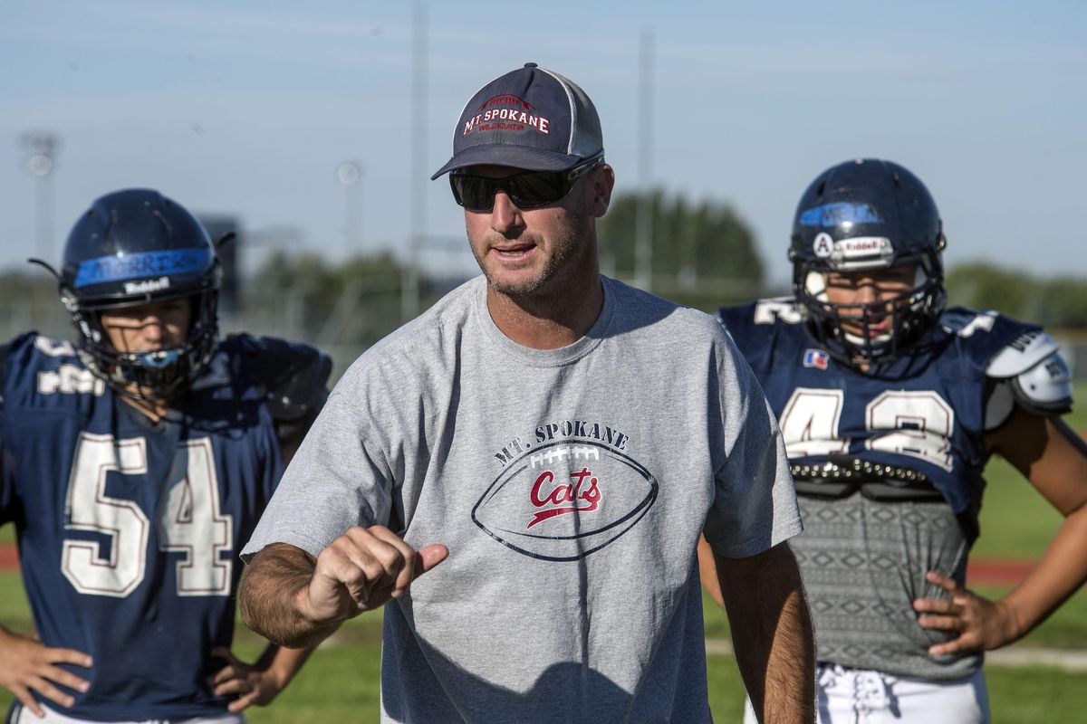 Like last season, Mt. Spokane football coach Terry Cloer is looking to juniors to step up and help the Wildcats get into the postseason. (Dan Pelle / The Spokesman-Review)