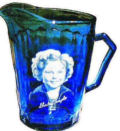 
1930s Shirley Temple pitcher. 
 (The Spokesman-Review)