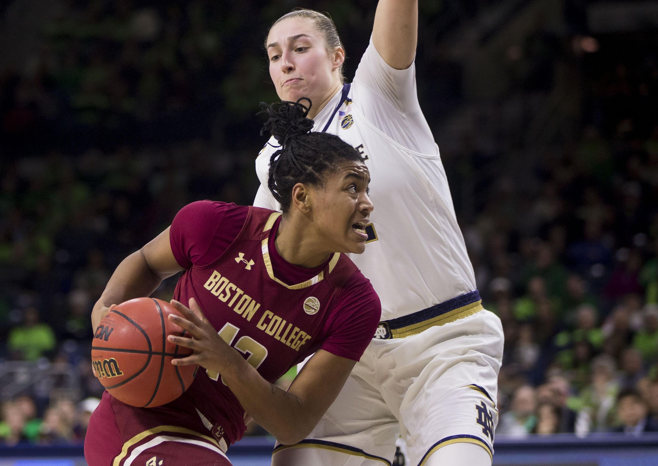 Brianna Shepard, Jessica Turner making No. 1 Notre Dame fast break go ...