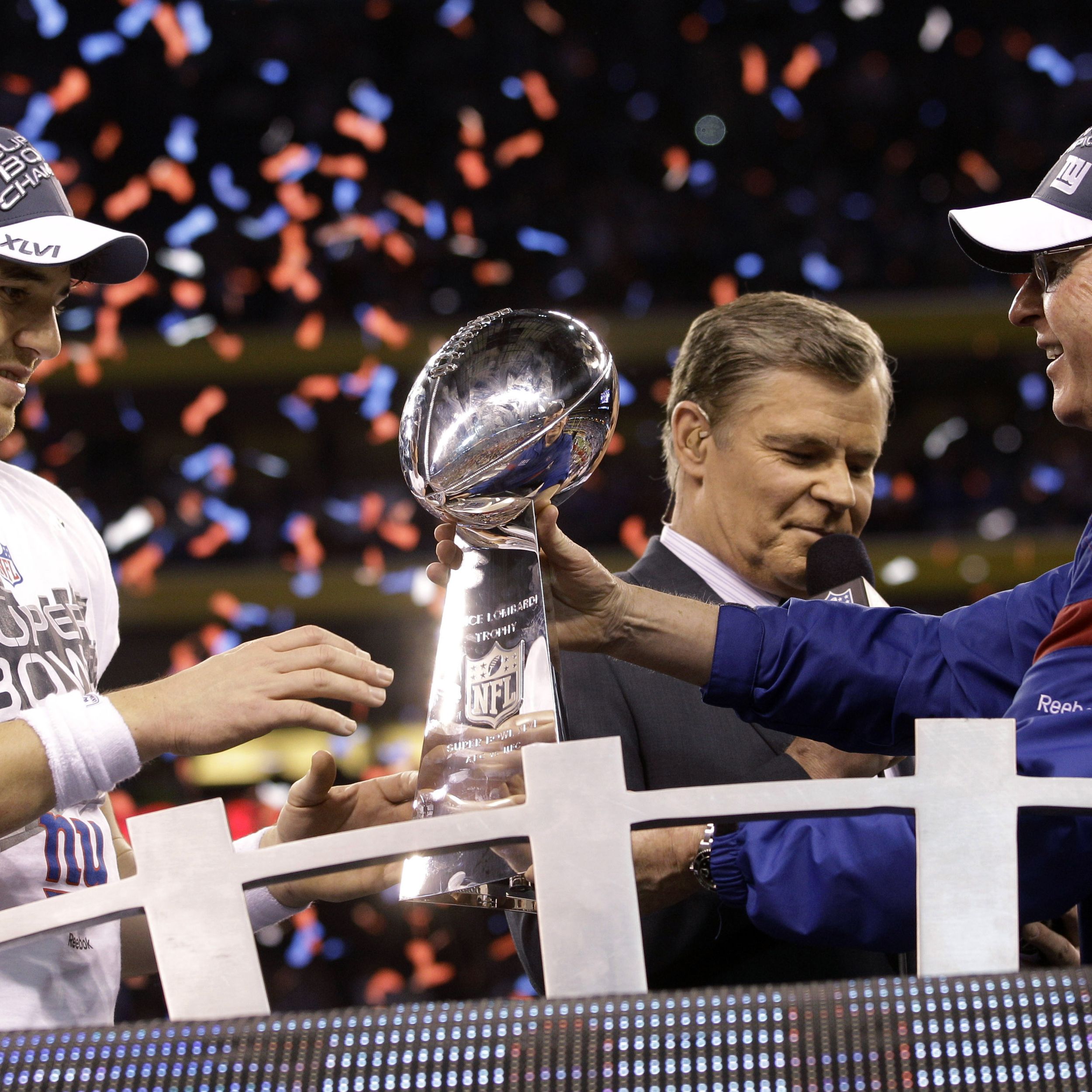 Tom Coughlin, Eli Manning revisit Giants victory in Super Bowl