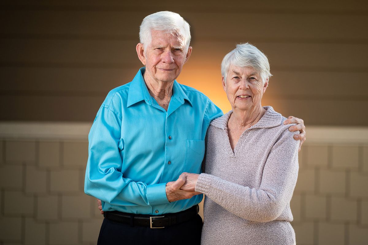 John and Dona of Spokane celebrated their 65th wedding anniversary in October 2020.  (COLIN MULVANY/THE SPOKESMAN-REVIEW)