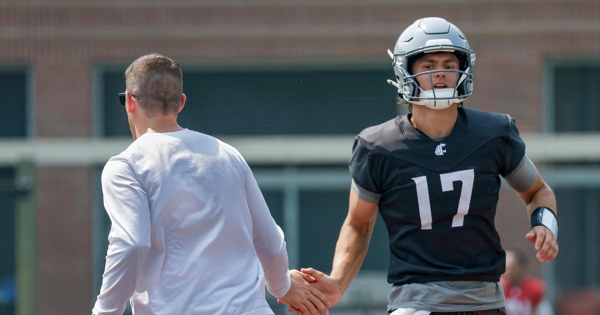 WR Branden Ganashamoorthy shines as WSU QBs unlock deep ball on Day 3 of fall camp