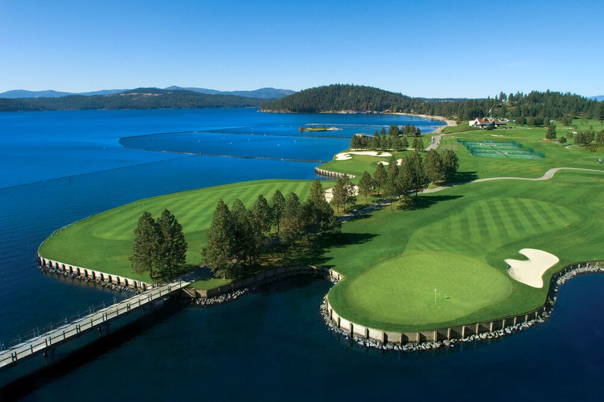 This photo shows the Coeur d’Alene Resort Golf Course in 2007. Hagadone Corp. wants to add about 2½ acres of land to the 163-acre site of the golf course and move forward with the design of three new multiuse towers.  (Courtesy Hagadone Corp.)