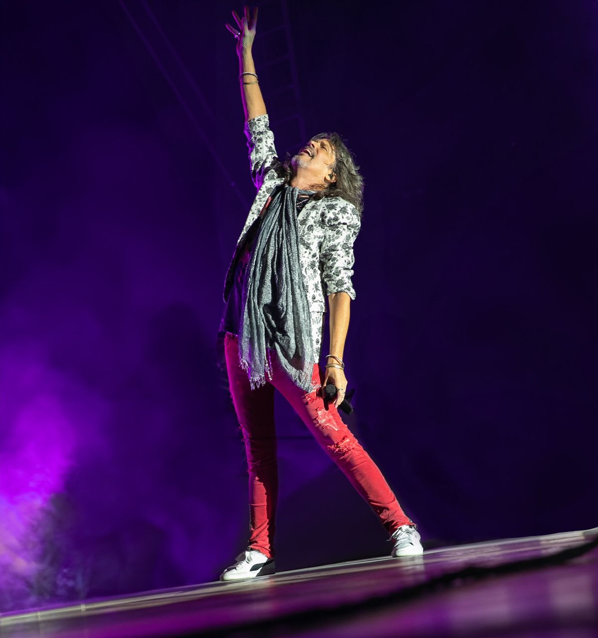 After 20 years of fronting Foreigner, Kelly Hansen is ready for new adventures. This Foreigner tour is being billed as the long-running band’s last.  (Krista Abruzzini)