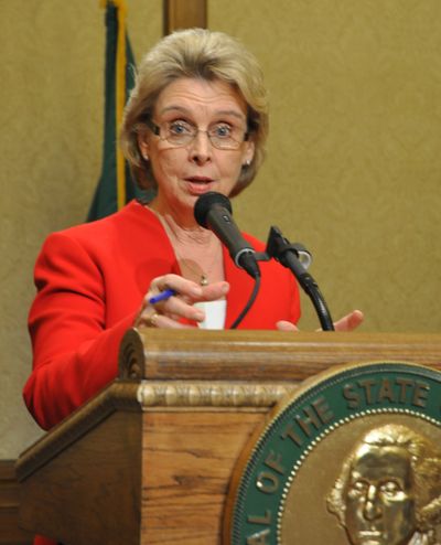 Gov. Chris Gregoire calls the Legislature into a new special session on April 11 to finish the work from the session that ended on April 10.  (Jim Camden)
