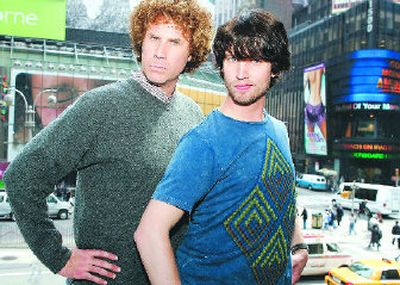 Will Ferrell, left, and Jon Heder, stars of the new movie 