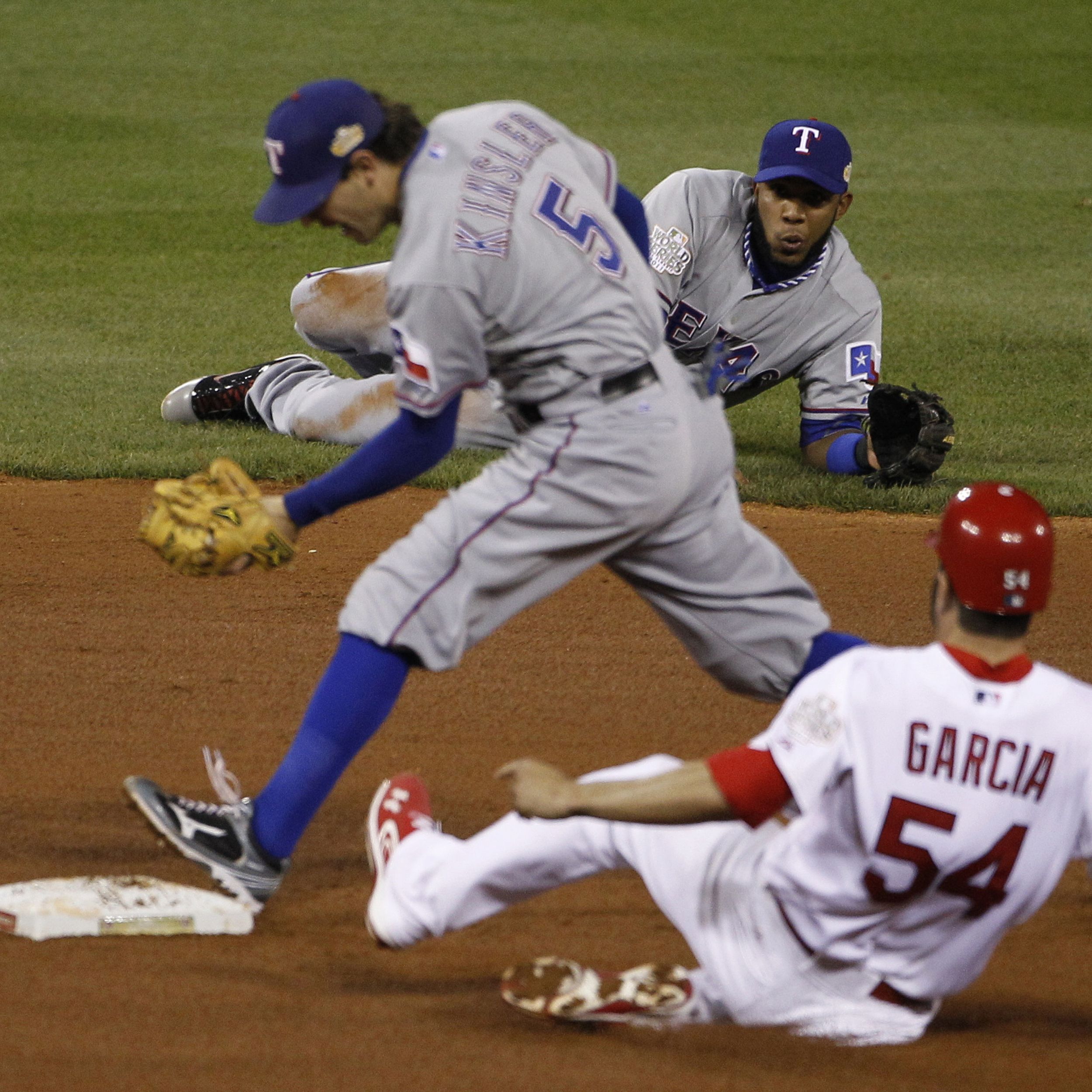 Shortstop Elvis Andrus saves Texas Rangers with glove in Game 2 of World  Series