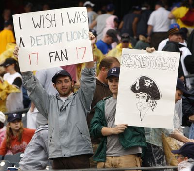 Pittsburgh fans have endured 17 years of sub-par finishes.  (Associated Press / The Spokesman-Review)