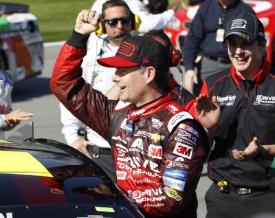 Jeff Gordon was one of the few happy drivers after qualifying for the Daytona 500 pole. (Associated Press)