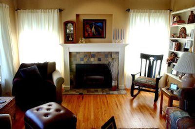 
Marcella Rose transformed the living room of her refurbished home along Riverview Drive from dark and dreary to a room that is now light and bright.  
 (Brian Plonka photos/ / The Spokesman-Review)