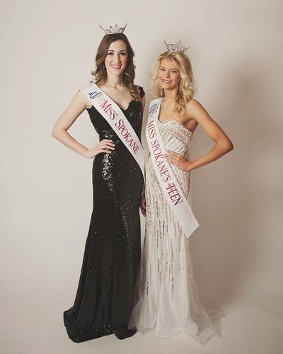 Mikayla Scharnhorst, left, was crowned Miss Spokane 2016. Romey Fox, right, was named Miss Spokane's Outstanding Teen. (Courtesy of Monika Hawkinson / Courtesy of Monika Hawkinson)
