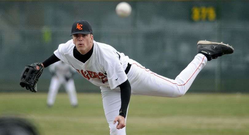 Lewis and Clark all-league outfielder Sage Poland has made a successful move to the mound to shore up the Tigers’ pitching staff. (Dan Pelle)