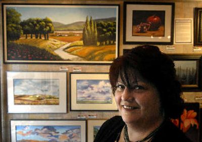 
Artist Cecile Charles owns her own gallery, Gallery of Thum', where she displays and sells her work and the work of other artists, at 106 S. Madison St. 
 (Holly Pickett / The Spokesman-Review)