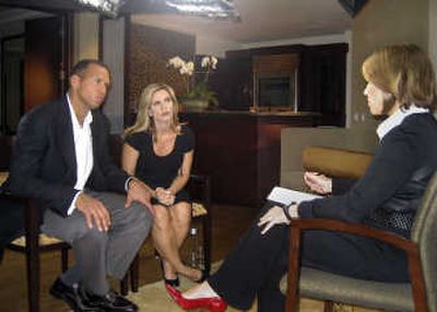 
Alex Rodriguez and wife Cynthia are interviewed by Katie Couric. Associated Press
 (Associated Press / The Spokesman-Review)