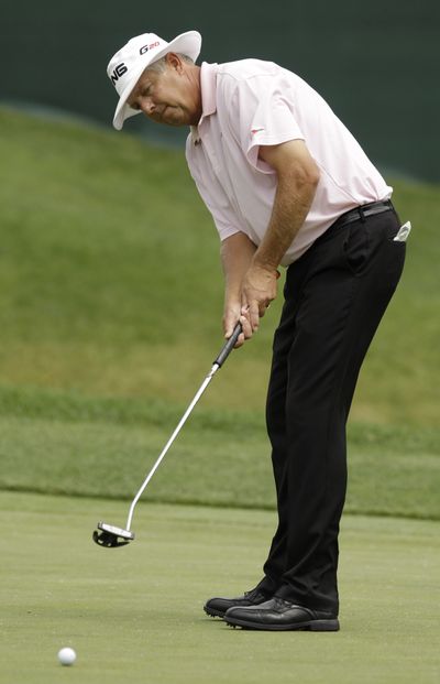 Kirk Triplett the Champions Tour's First Tee Open on Sunday at Pebble Beach. (Associated Press)