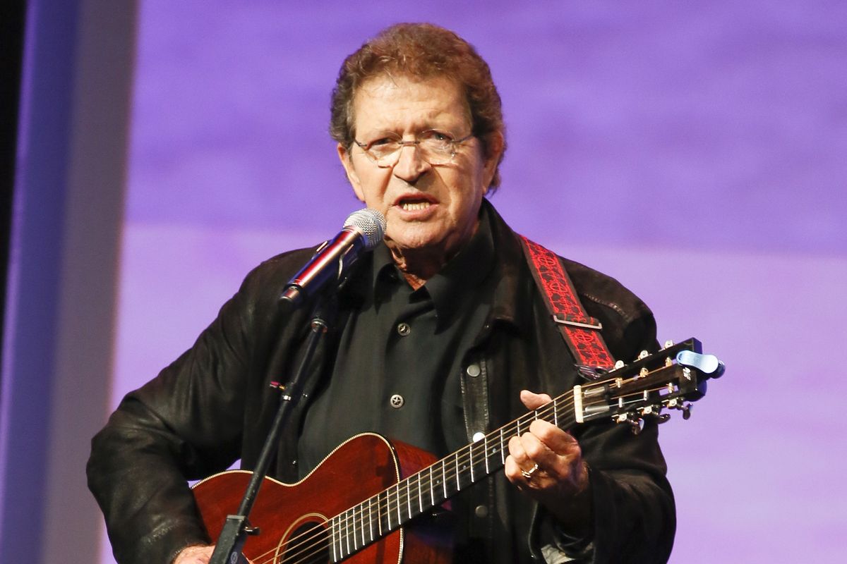 FILE - Musician Mac Davis performs at the Texas Film Awards in Austin, Texas on March 6, 2014. Davis, a country star and Elvis songwriter, died on Tuesday, Sept. 29, 2020 after heart surgery. He was 78. Davis started his career writing hits for Presley, including “A Little Less Conversation” and “In the Ghetto.” The Lubbock, Texas-native had a varied career over the years as a singer, actor and TV host and was inducted into the Songwriters Hall of Fame in 2006. He was named ACM entertainer of the year in 1974 after the success of songs like “Baby Don