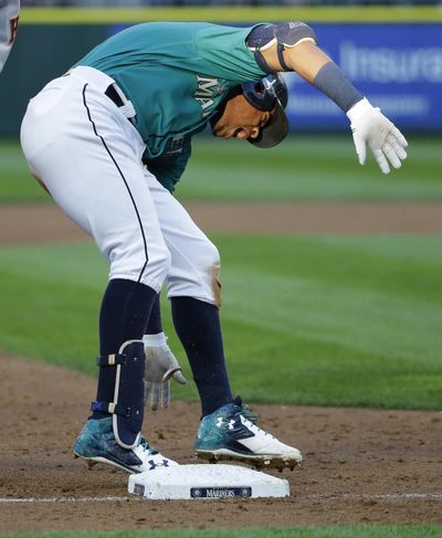 Seattle Mariners' shortstop Ketel Marte has been placed on the 15-day disabled list. (Ted S. Warren / Associated Press)