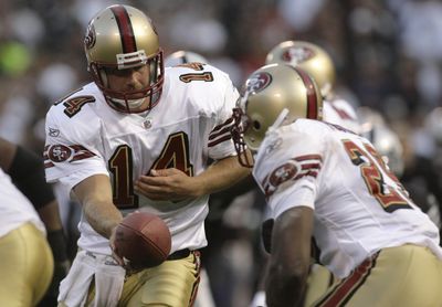 Journeyman quarterback J.T. O’Sullivan will start for San Francisco Saturday. (Associated Press / The Spokesman-Review)