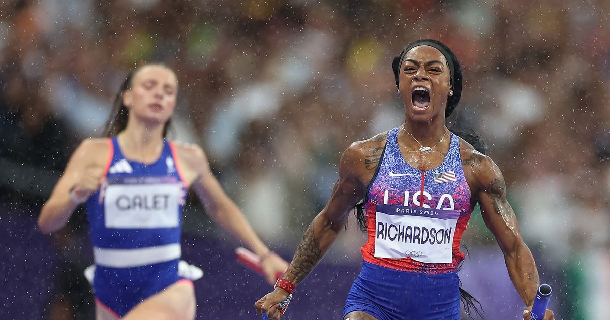 U.S. Women Win Gold In 4×100 Relay As Sha’Carri Richardson Pulls Away ...