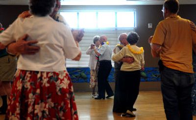 
The floor rarely has an open space at Spokane Valley Senior Center.
 (The Spokesman-Review)