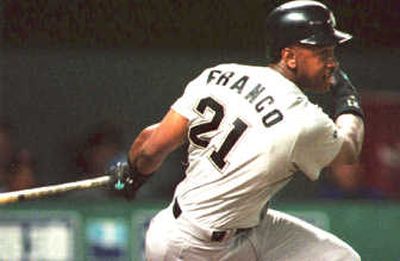 
49-year-old Julio Franco amassed more than 2,500 hits in his major league career. Associated Press
 (Associated Press / The Spokesman-Review)