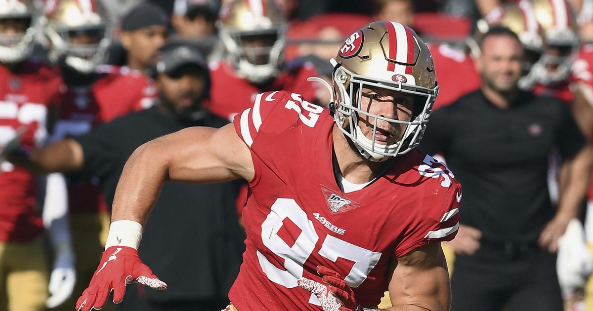 49ers' Nick Bosa receives strong pitch to win top defensive player