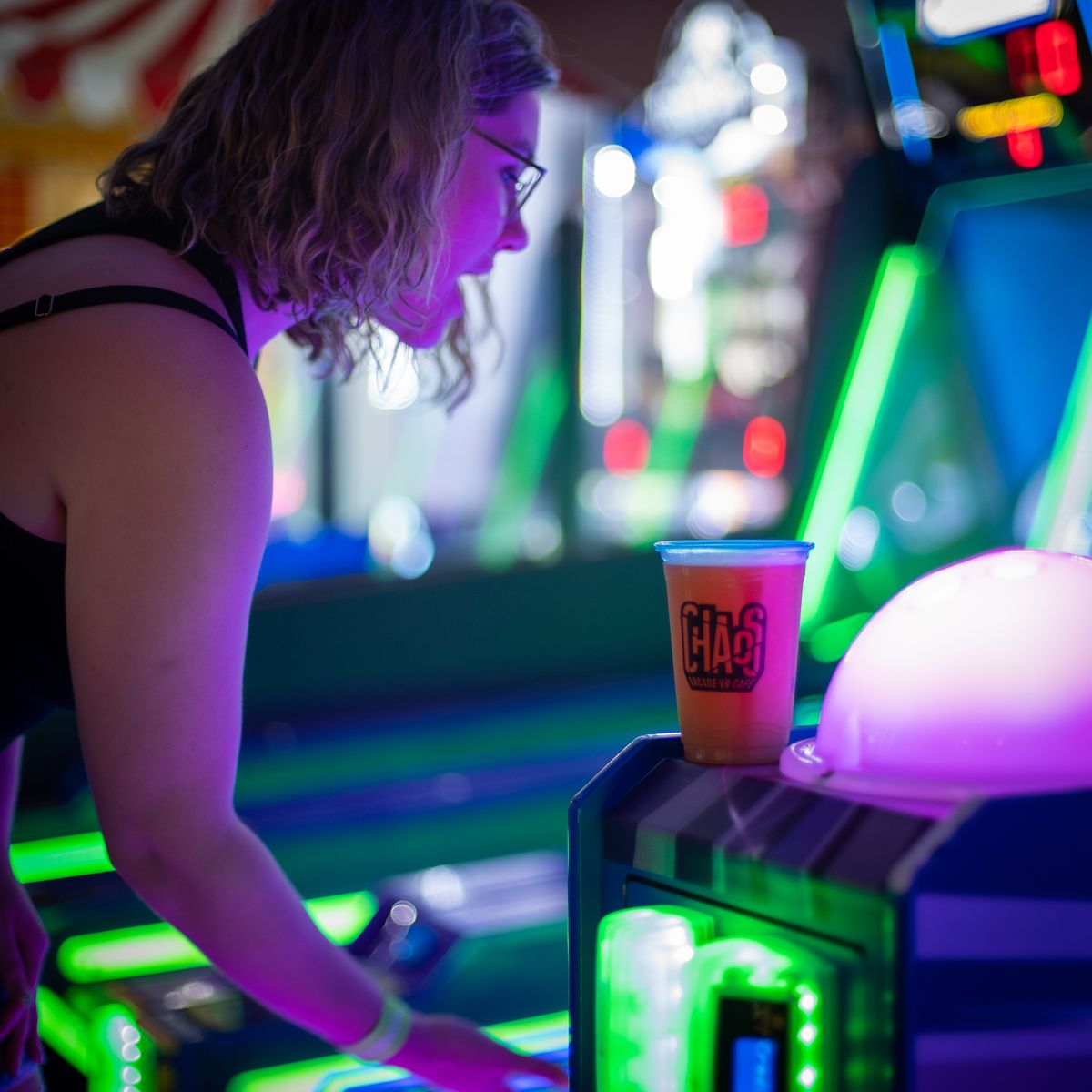 The new Chaos Arcade at 1020 W. Francis Ave. offers games and food for all ages. It is open Wednesdays through Sundays.  (Courtesy)