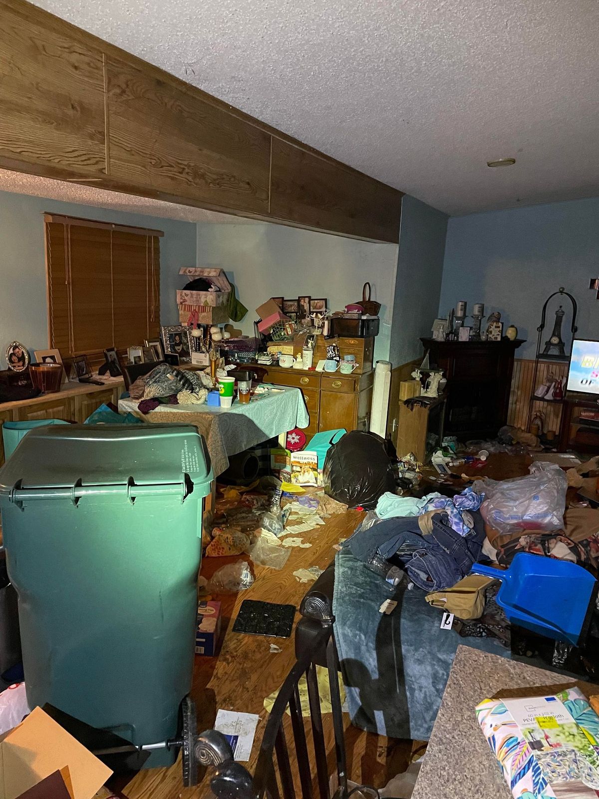 An example of a hoarding job in Spokane handled by Rick Bennett and his biohazard company, Biogone.  (Courtesy Rick Bennett)
