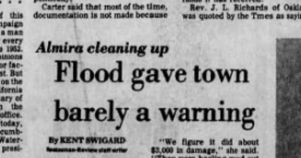 This day in history: Washington town hit with flash flood. Green Street transformation underway