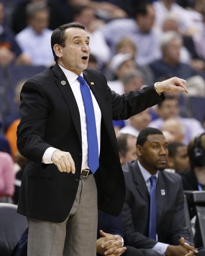 U.S. men’s basketball coach Mike Krzyzewski expects a strong challenge when the Americans attempt to repeat as Olympic gold medalists. (Associated Press)