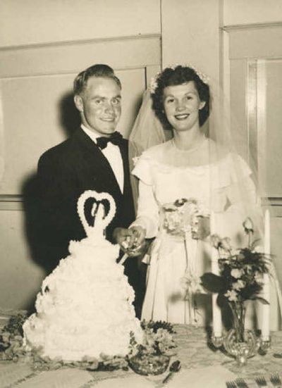 
Donald Stamback and his wife, Merle, were married in 1949 at Millwood Presbyterian Church. Don Stamback died July 26. He was 78.
 (The Spokesman-Review)