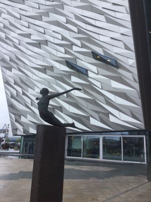 Outside the Titanic museum in Belfast (Gary Graham)