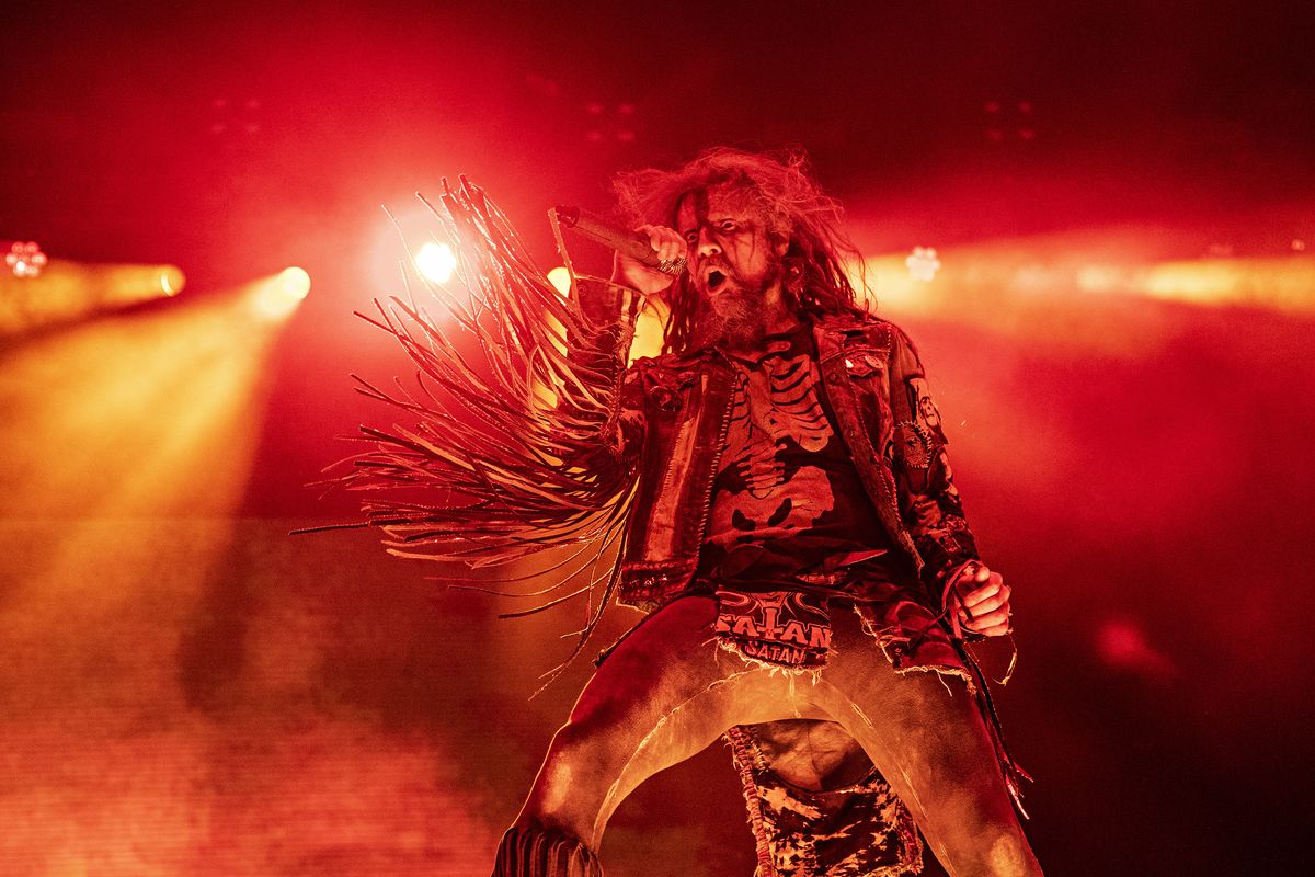Rob Zombie performs during Louder Than Life at Highland Festival Grounds at the Kentucky Exposition Center on Sept. 29, 2019, in Louisville, Ky.  (Amy Harris/Invision/AP)