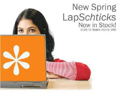LapSchticks can brighten a laptop.
(Schtickers.com / The Spokesman-Review)