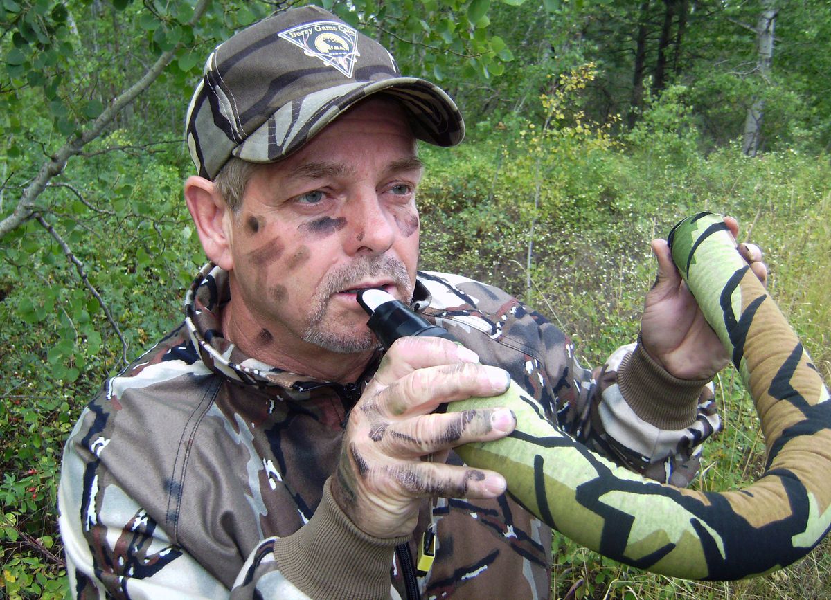 Glen Berry of Medical Lake is a master with the elk bugles he markets from his business, Berry Game Calls, based in Medical Lake. Photo courtesy of Glen Berry (Photo courtesy of Glen Berry / The Spokesman-Review)