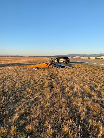 An ultralight-type aircraft crashed at the Coeur d’Alene Airport at about 5 p.m. and a man was trapped inside. The man was extricated, then transported to Kootenai Health in serious condition. He was conscious at the time. (KHQ)