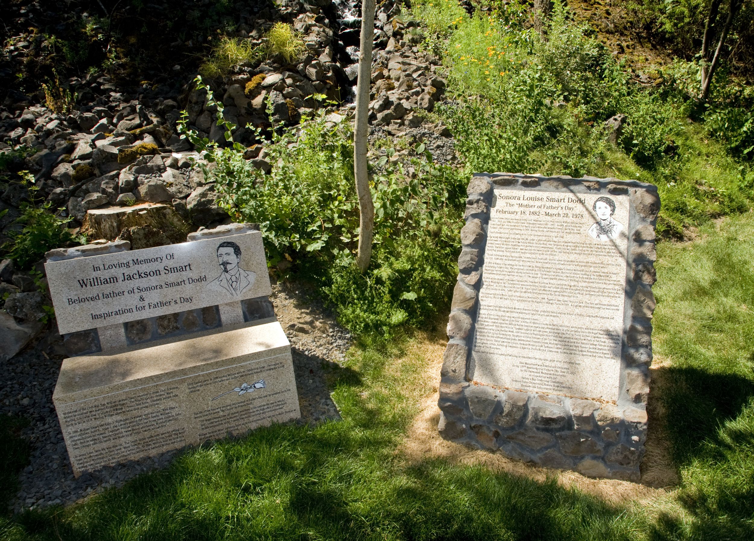 Monument honors creator of Father’s Day, her dad