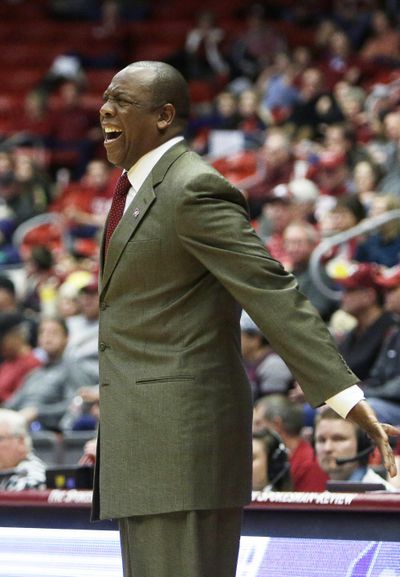 First-year Washington State coach Ernie Kent said the Cougars are playing well on the big stage and drew energy from the Beasley Coliseum crowd while improving to 3-1 in Pac-12 Conference play. (Associated Press)