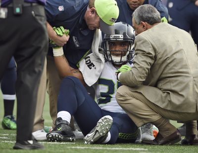 Seattle Seahawks running back Thomas Rawls was injured Sunday and will be out for the rest of the season.