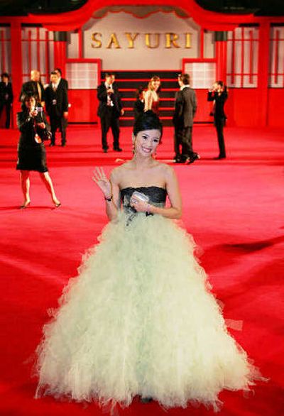 
Chinese actress Zhang Ziyi arrives for the world premiere of her latest film, 