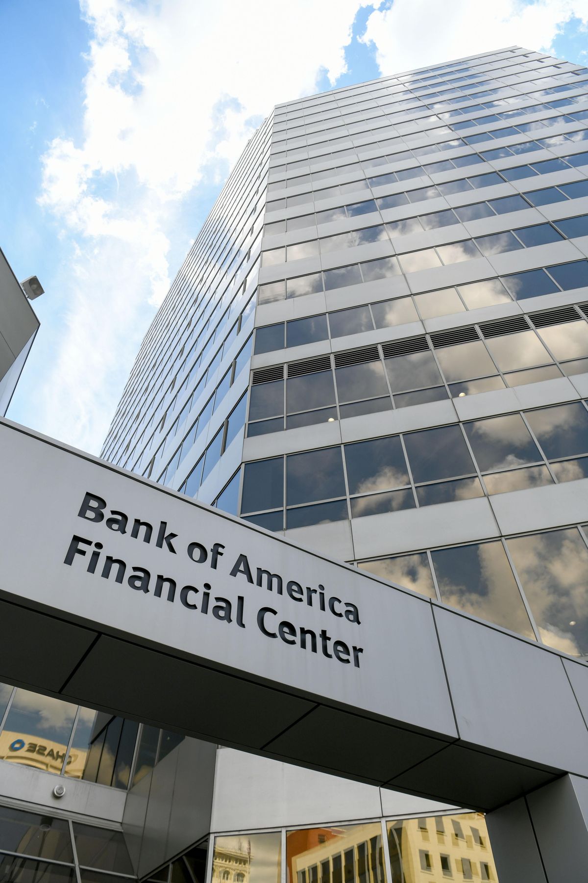 The Bank of America Financial Center in Spokane is going up for sale. Shown Wednesday, May 23, 2018. (Jesse Tinsley / The Spokesman-Review)
