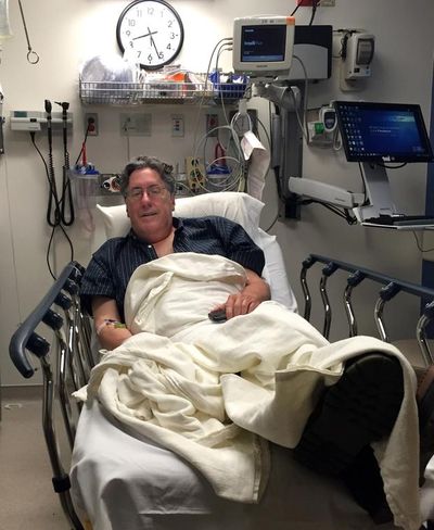 Paul Turner is shown in the hospital. (Jesse Tinsley)