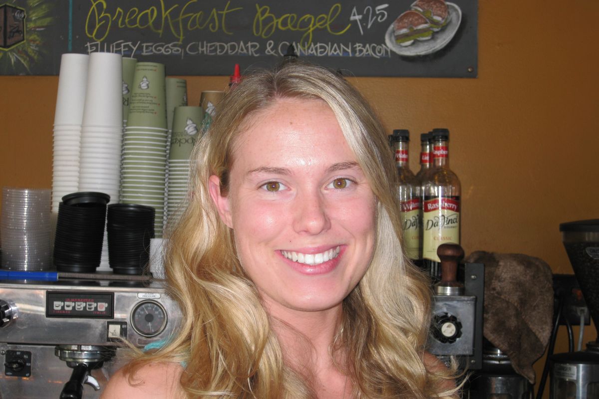 Olivia Handwerk , of Spokane: “I would tell people to work out regularly and eat healthy and to stop smoking.”