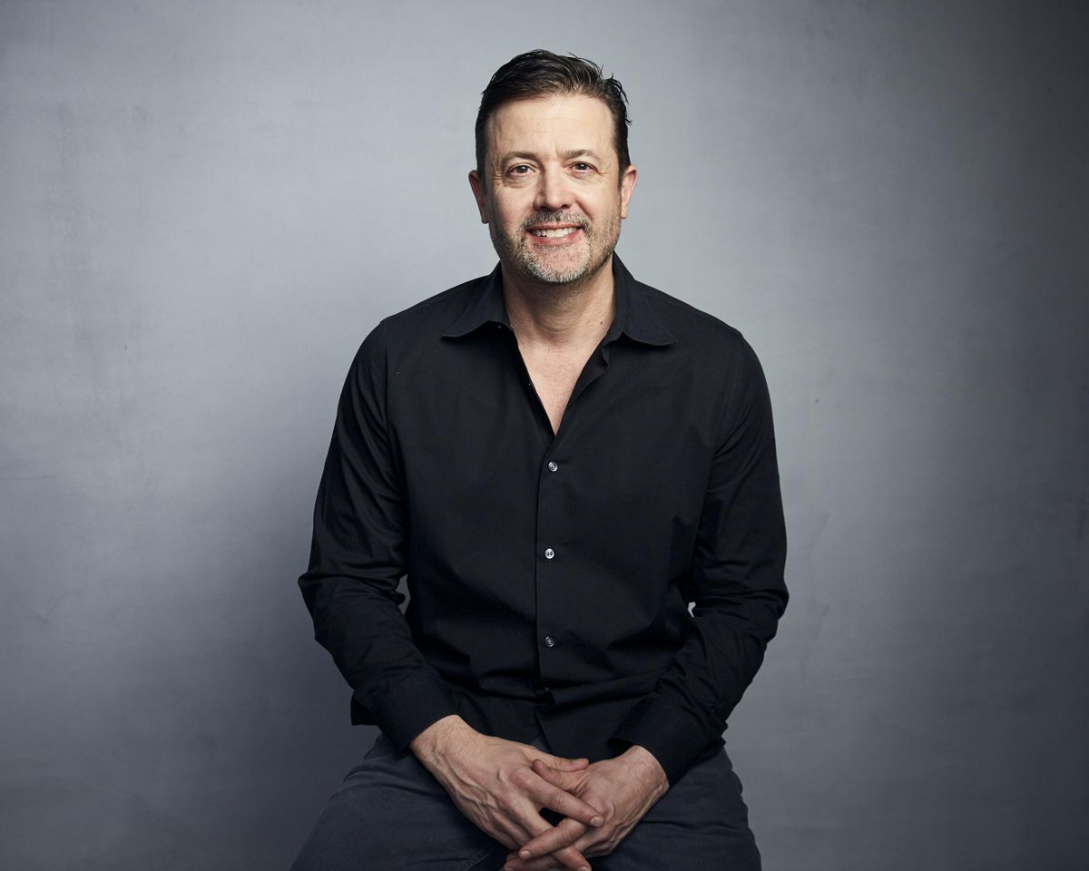Writer Stephan Pastis poses for a portrait to promote the film “Timmy Failure: Mistakes Were Made” at the Music Lodge during the Sundance Film Festival on Jan. 27 in Park City, Utah. (Taylor Jewell / Invision/AP)